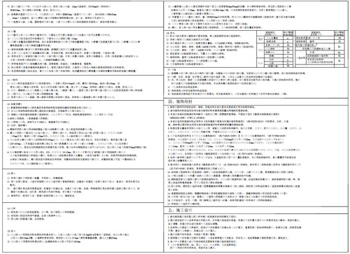 某寫字樓四十七層室內裝飾施工圖施工圖設計說明第二頁