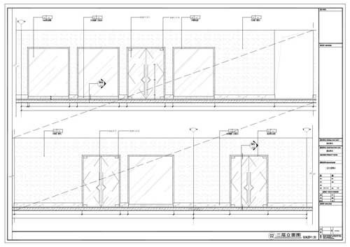 商場(chǎng)深化設(shè)計(jì)施工圖二層立面圖02