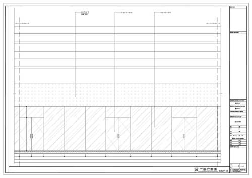 商場(chǎng)深化設(shè)計(jì)施工圖二層立面圖05