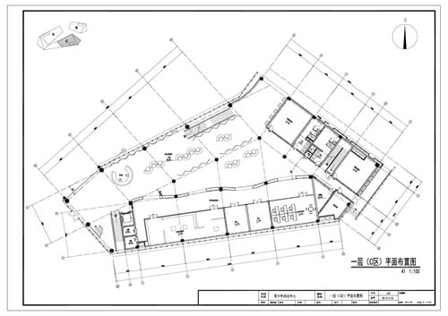 青少年活動(dòng)中心施工圖深化設(shè)計(jì)一層C區(qū)平面布置圖